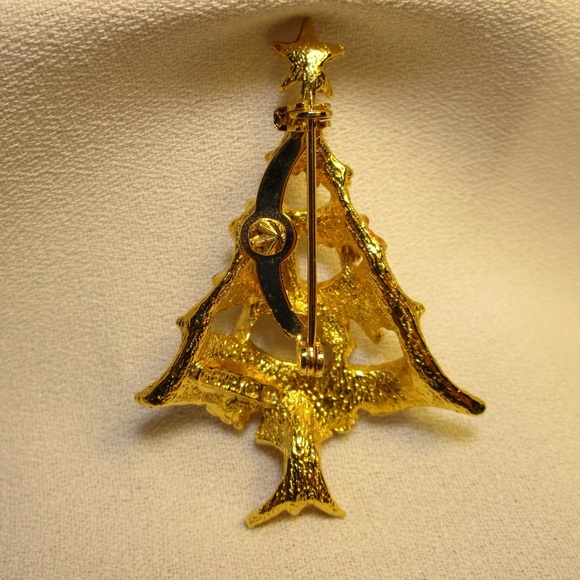 Rare Vintage Gerry’s Creations Christmas Tree Pin - Picture 2 of 6